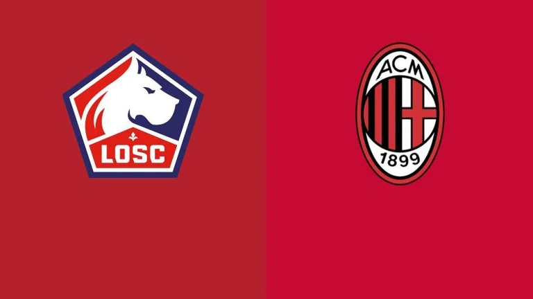 Lille-Milan: Official formations