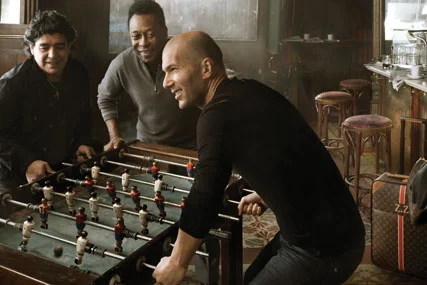 Ziinedine Zidane with exciting words for Diego Maradona