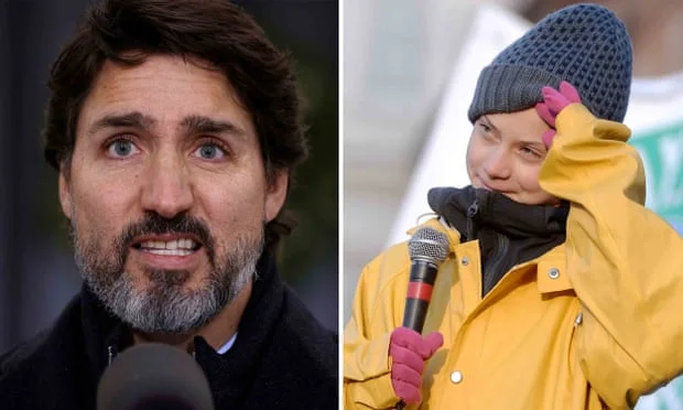 Primo ministro canadese: Trudeau épékirattores) di due comici russi che divennero Greta Thurberg