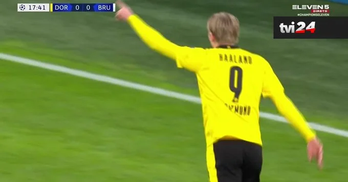 What happened at the gate? Here's the interesting way Haland found the net