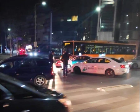 Accident à Pristina (Photo)