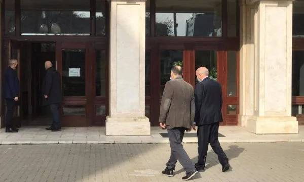Developments: Isa Mustafa seen entering the Assembly
