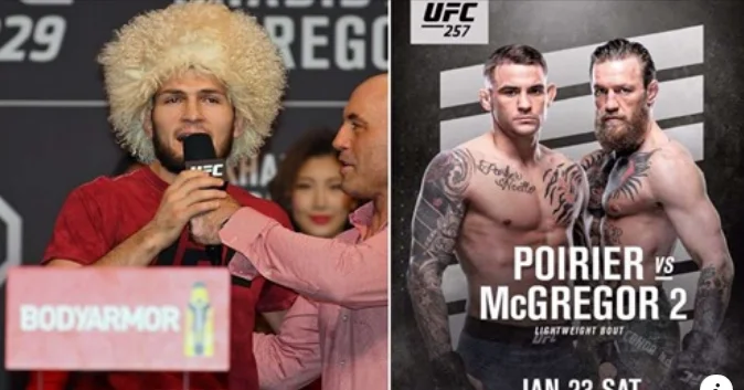Khahabab may face conor McGregirt and Dustin Poirierı