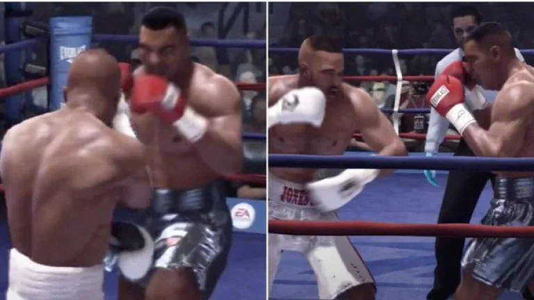 Improvise with Mike Tyson and Roy Jones Jr. ends with the brutal knockout