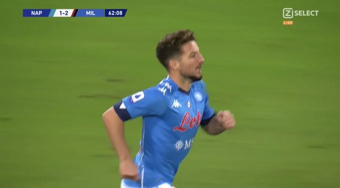 Nápoles reacciona a Milán, borde estrecho