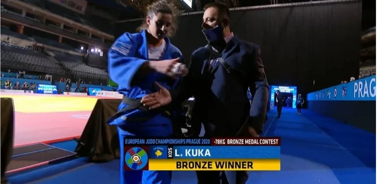 Los éxitos de la selva de Kosovo no tienen parada, Loriana Kuka bronce en el Campeonato Europeo