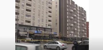 Pamje pas grabitjes së bankës te Rruga “B”