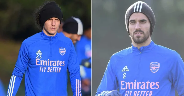 Problems at Arsenal, David Luiz and Danny Ceballos clash in training