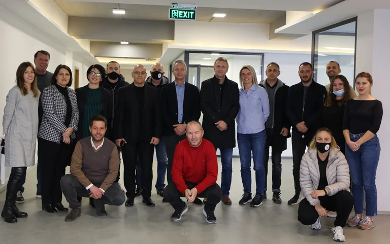 NFFK is visited by the important man UEFA's, that's why