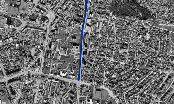 Tomorrow at 0900 this road in Pristina closes for circulation