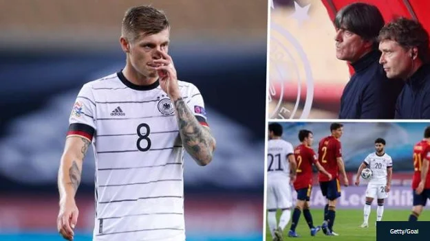 Joachim Le parole di Low dopo essere state brutalmente sconfitte 6-0 dalla Spagna ieri sera: non so cosa ci abbia fatto.