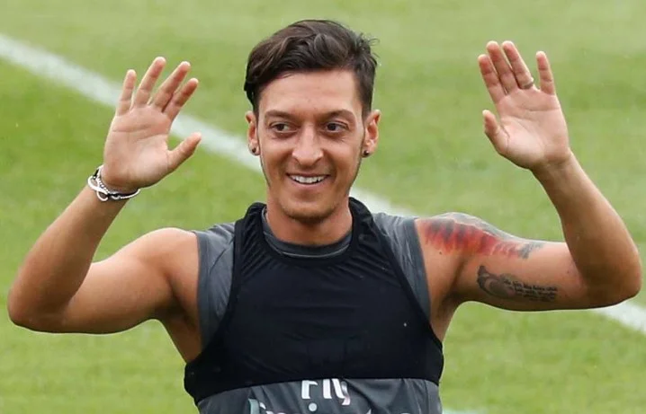 Mesut Ozil's post went viral after Germany's embarrassing 6-0 defeat by Spain