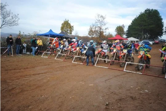 The Motorcrosses event on Sunday in Suhareka, guaranteed show