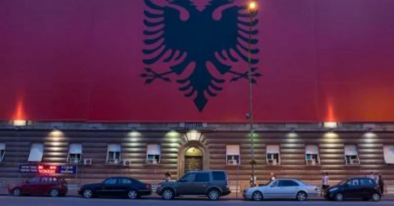 What do Serbs teach in schools about Albanians?