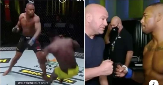 Dana White couldn't believe this knockout in U. FC: The most brutal knockout I've ever seen in my life
