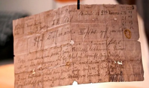 A couple in France find a message from the soldiers of World War I
