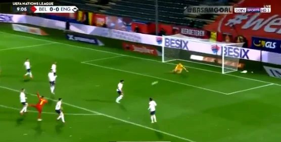 Le bestiste de Luke présente le but de la Belgique à l'Angleterre