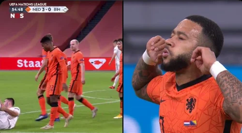 Les Turcs à genoux, Depay marque le troisième but pour les Hollandais
