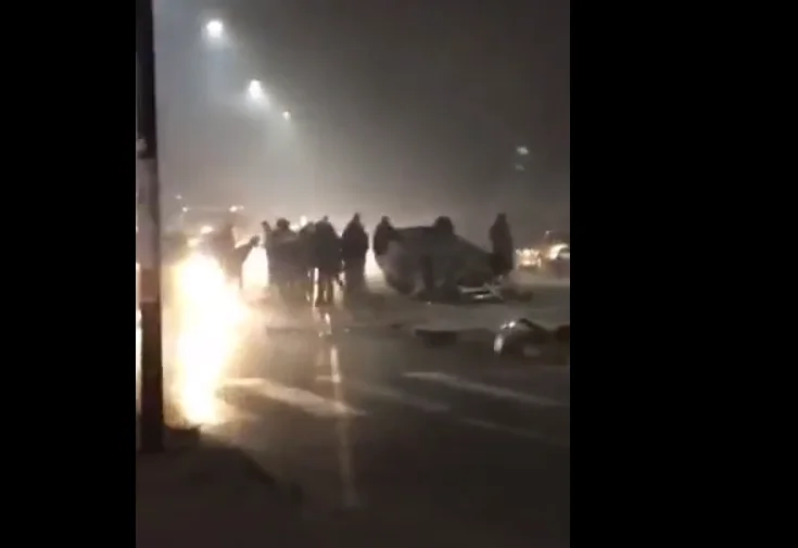 Nuevas imágenes de Pristina grave accidente (Vídeo)