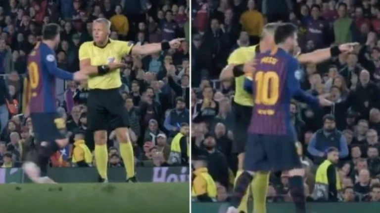 Documentary shows moment when Mess is asked to show respect during the Liverpool match