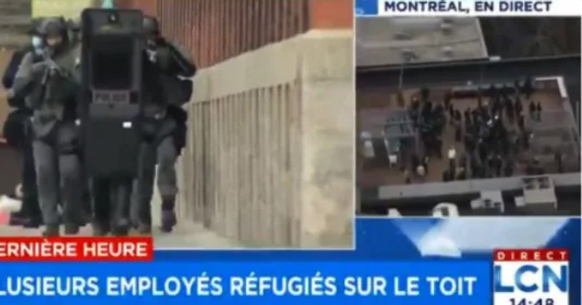 Armados toman algunos rehenes en Canadá, la policía rodea el edificio