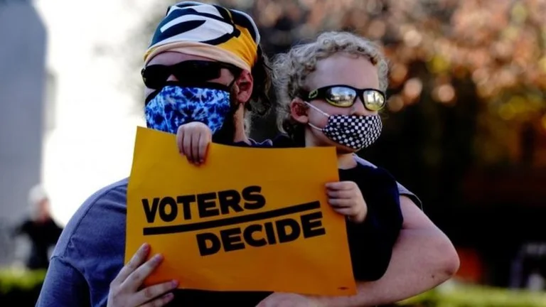 US election officials deny Trump's claim that 2.7 million votes were eliminated