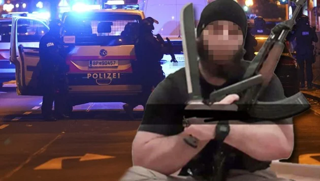 This is Cameron Feyzullah, the 20-year-old terrorist who was killed in Vienna after the attack.