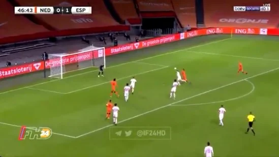 Tercera Verdadera Van de Beek marca una espectacular meta hacia España