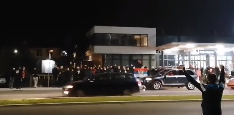 Serbs in Montenegro take to the streets and cheer Kosovo, Kosovo