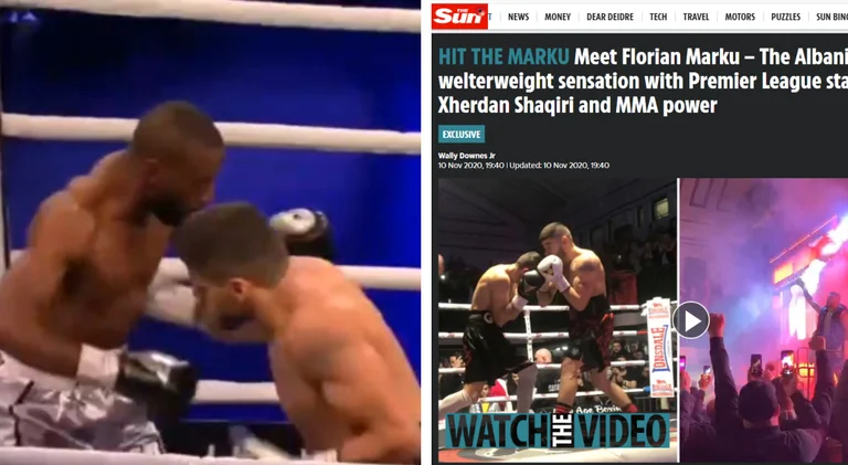 The article in The Sun for Mark: Sentimental Albanian of Gerdan Shaqiri, MMA