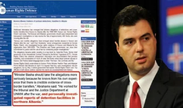 Albania's Democratic Party is run by investigator KLA”