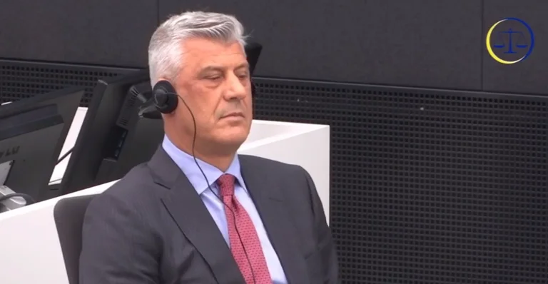 Thaci with American defense strategy, the process leaves it up to lawyers