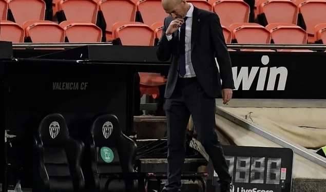 Zidane après la perte de Valence: Ma responsabilité.