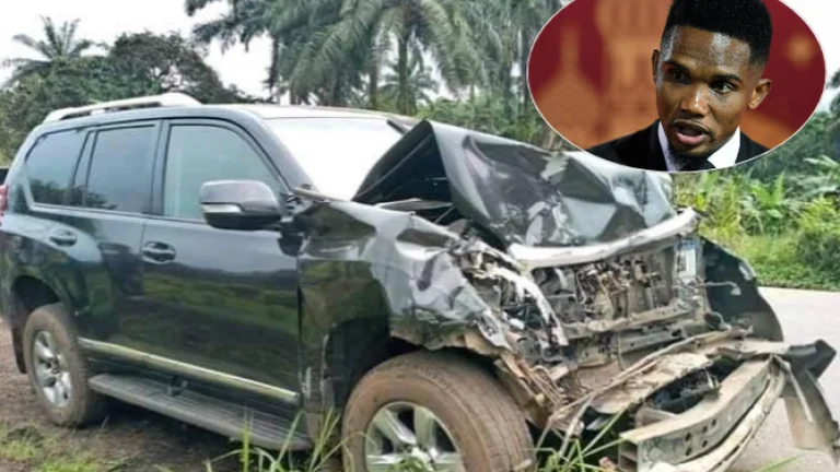 Samuel Etoão has a serious accident, that's his condition