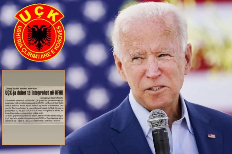 Biden had demanded that KLA integrate into KFOR structures