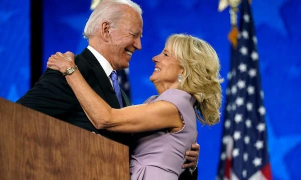 La femme de Biden réagit après son élection à la présidence