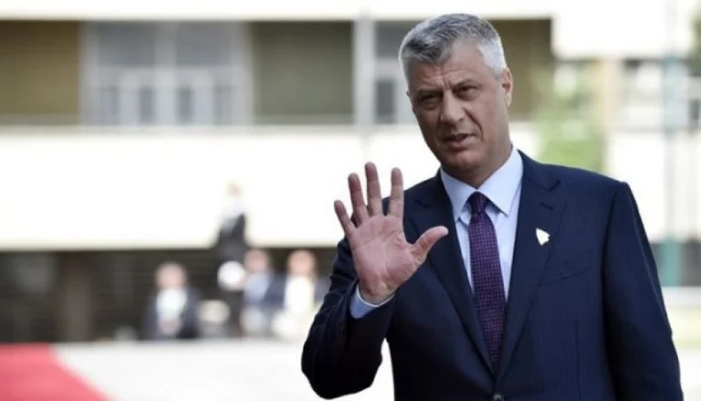 This is Hashim Thaci's resignation letter