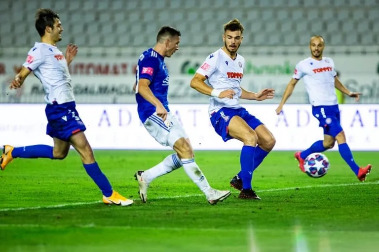 Freedom Kastrati praised with this note after playing 45 minutes for Zagreb's Dinamon