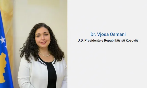 He doesn't expect a day. Vjosa Osmani removes Thaci's data from the presidency page