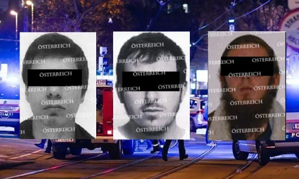 Fichier terroriste de Vienne, photos de 3 Albanais impliqués