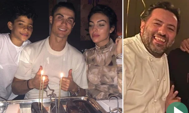 Il cuoco impressionato con Cristiano Ronaldo, l'umile portoghese ha ospitato 40 minuti di cibo