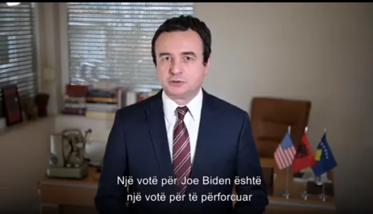 From VV to yogurt: Kurti had an impact on the victory of the popular analyst Biden ?