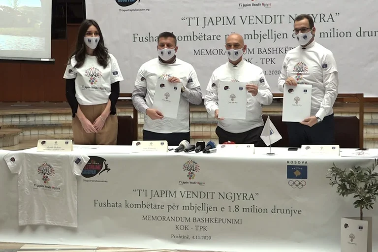 KOK and TPK sign memorandum co-operation: 1.8 million trees will be planted throughout Kosovo