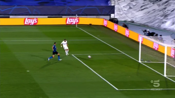 Das Ziel, das Benzema nur scored sollte nicht zu verlieren Real zu supremacy