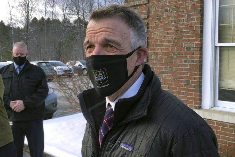 Le gouverneur républicain Vermont vote pour Beden