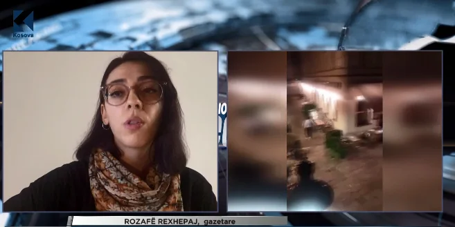 Kosovo-Journalist in Österreich für den Angriff: Es war schrecklich.