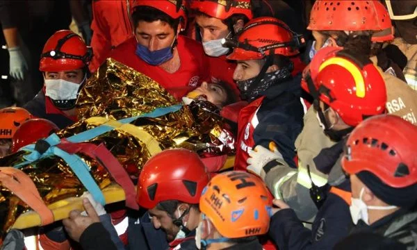 14-year-old saves 58-hour ruins after earthquake in Turkey