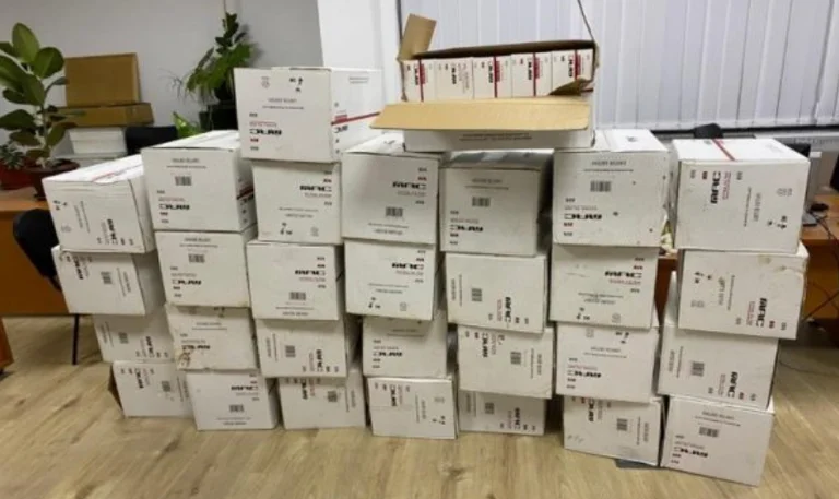 Police action on border with Montenegro, 30 cigarette packages seized