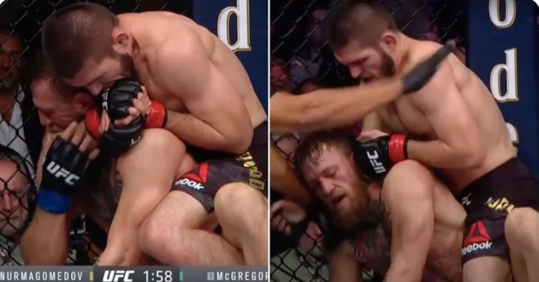 You never forget the three words Khahabi forced McGregor to cheer on while he was drowning