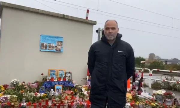 The father of Decani, who lost his two sons in Germany, returns to where the tragic event occurred